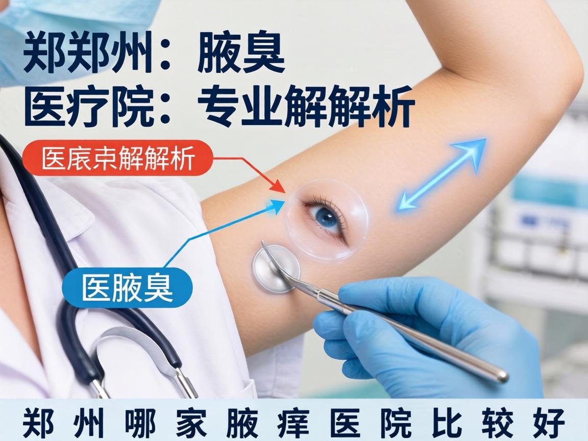 郑州腋臭医院专业解析，郑州哪家腋臭医院比较好