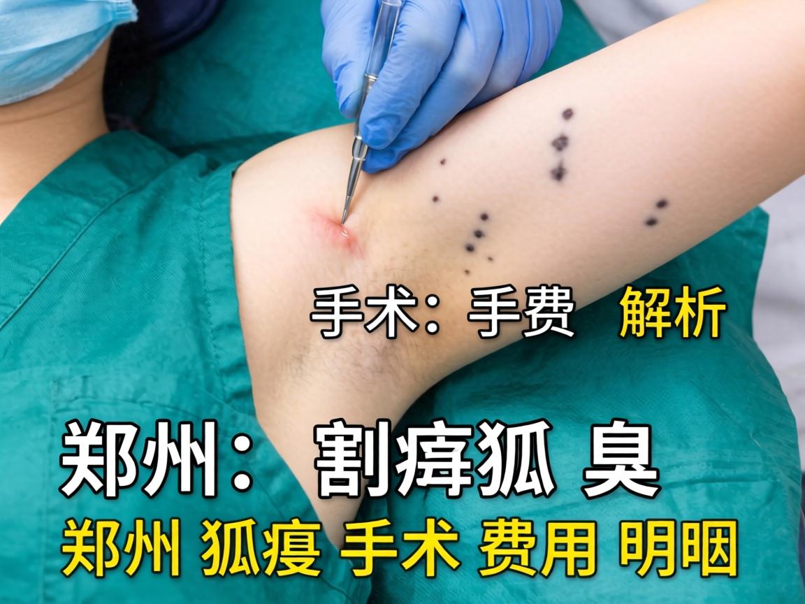 郑州割狐臭手术费解析，郑州狐臭手术费用明细