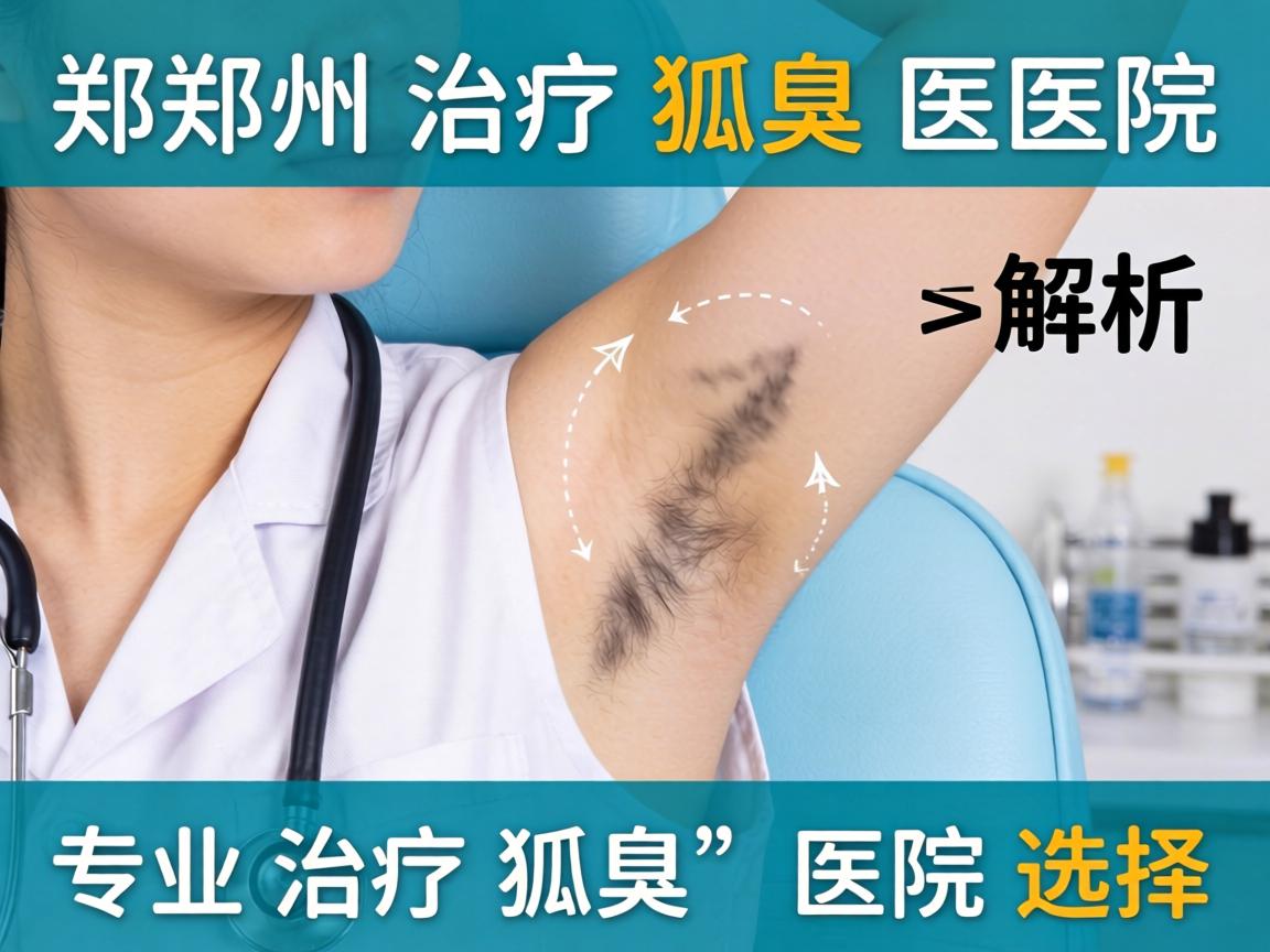 郑州治疗狐臭医院解析，专业治疗狐臭的医院选择