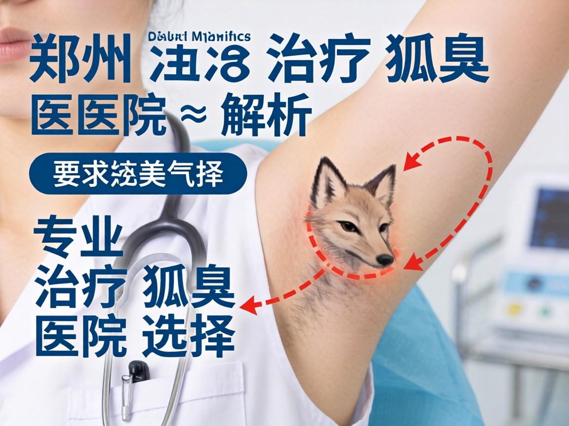 郑州治疗狐臭医院解析，专业治疗狐臭的医院选择