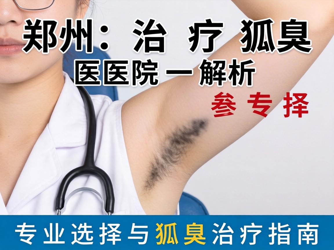 郑州治疗狐臭医院解析，专业选择与狐臭治疗指南