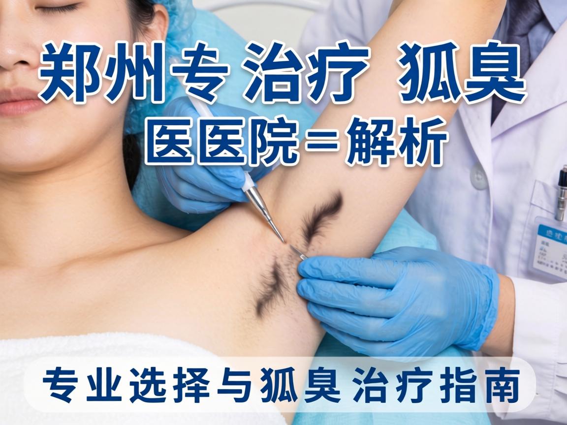 郑州治疗狐臭医院解析，专业选择与狐臭治疗指南
