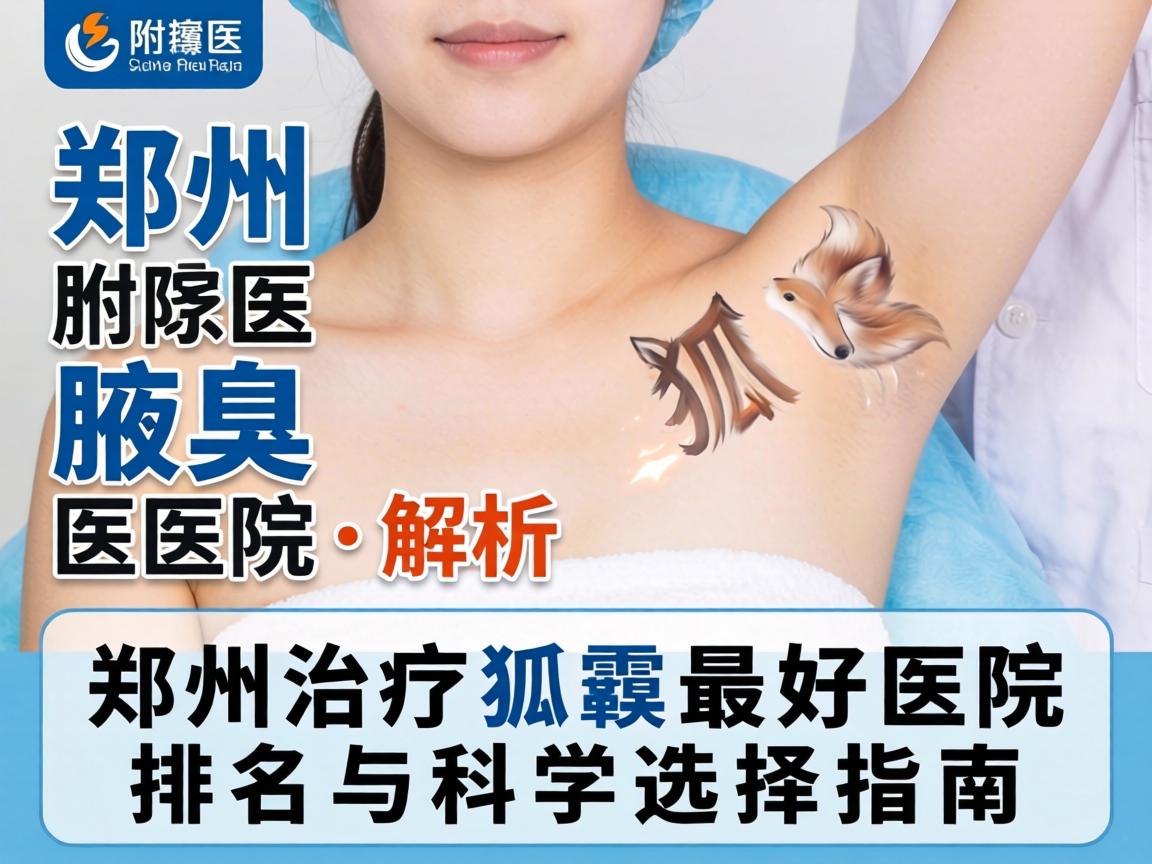 郑州附医腋臭医院解析，郑州治疗狐臭最好医院排名与科学选择指南