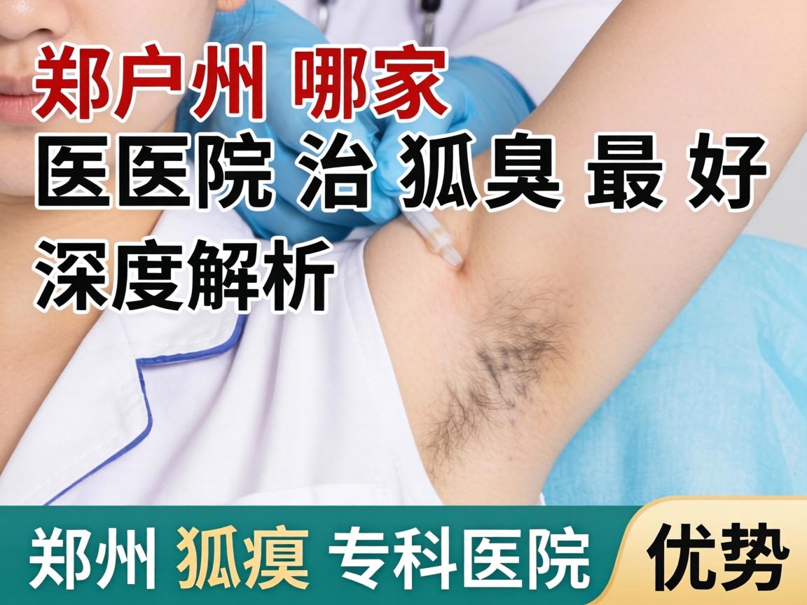 郑州哪家医院治狐臭最好？深度解析郑州狐臭专科医院优势
