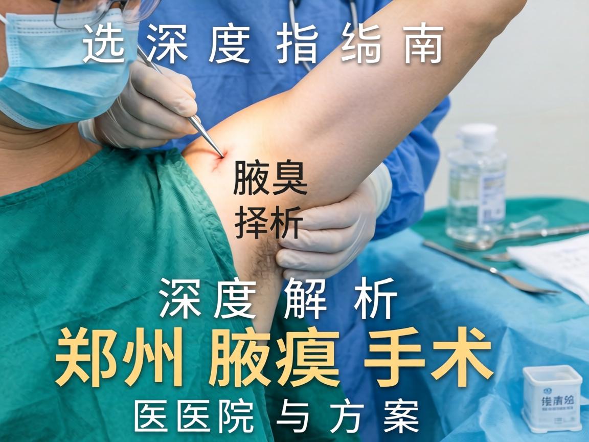 腋臭手术选择指南，深度解析郑州腋臭手术的医院与方案