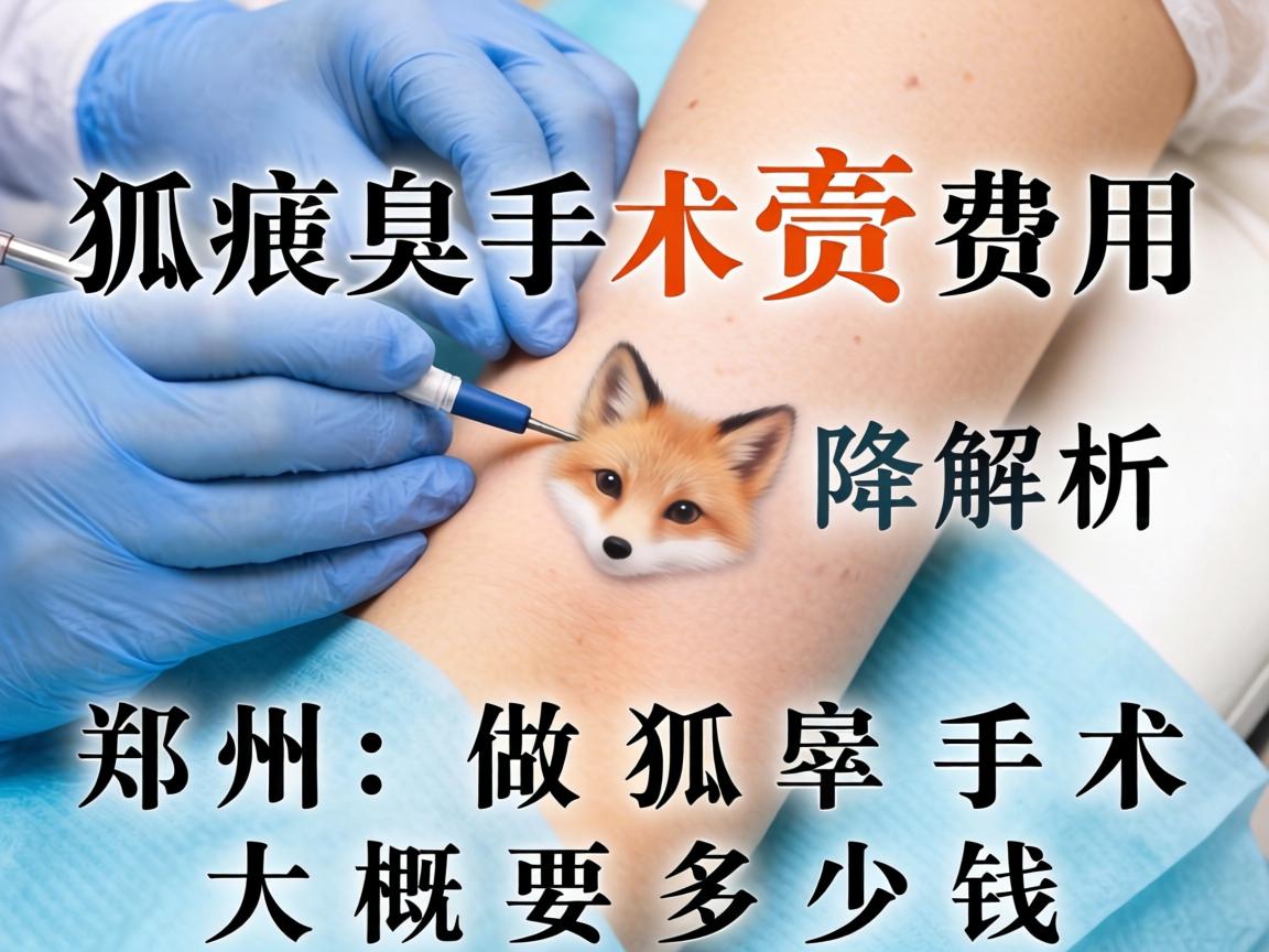 狐臭手术费用解析，在郑州做狐臭手术大概要多少钱