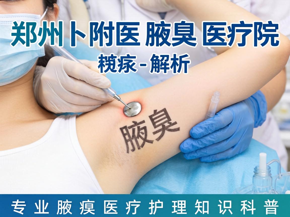 郑州附医腋臭医院解析，专业腋臭医疗护理知识科普