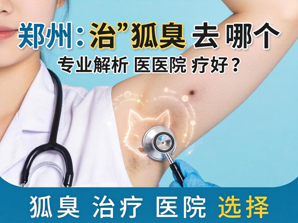 郑州治狐臭去哪个医院好？专业解析狐臭治疗医院选择