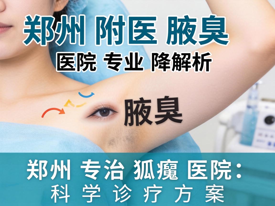 郑州附医腋臭医院专业解析，郑州专治狐臭医院的科学诊疗方案