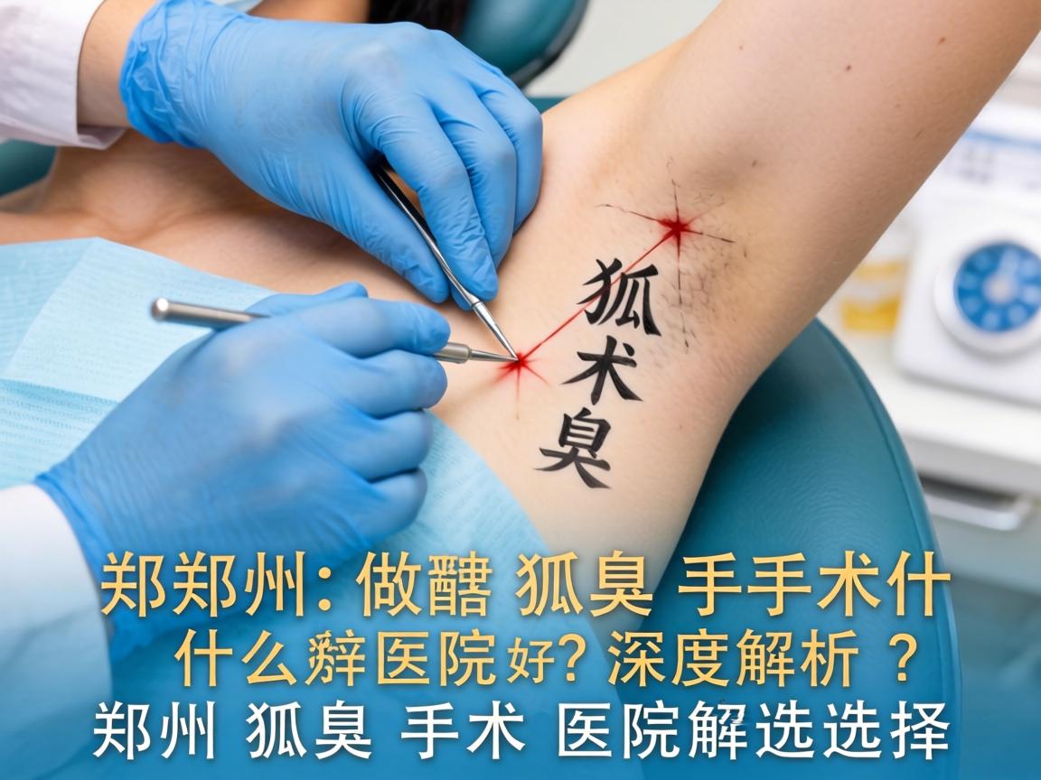 郑州做狐臭手术什么医院好？深度解析郑州狐臭手术医院选择