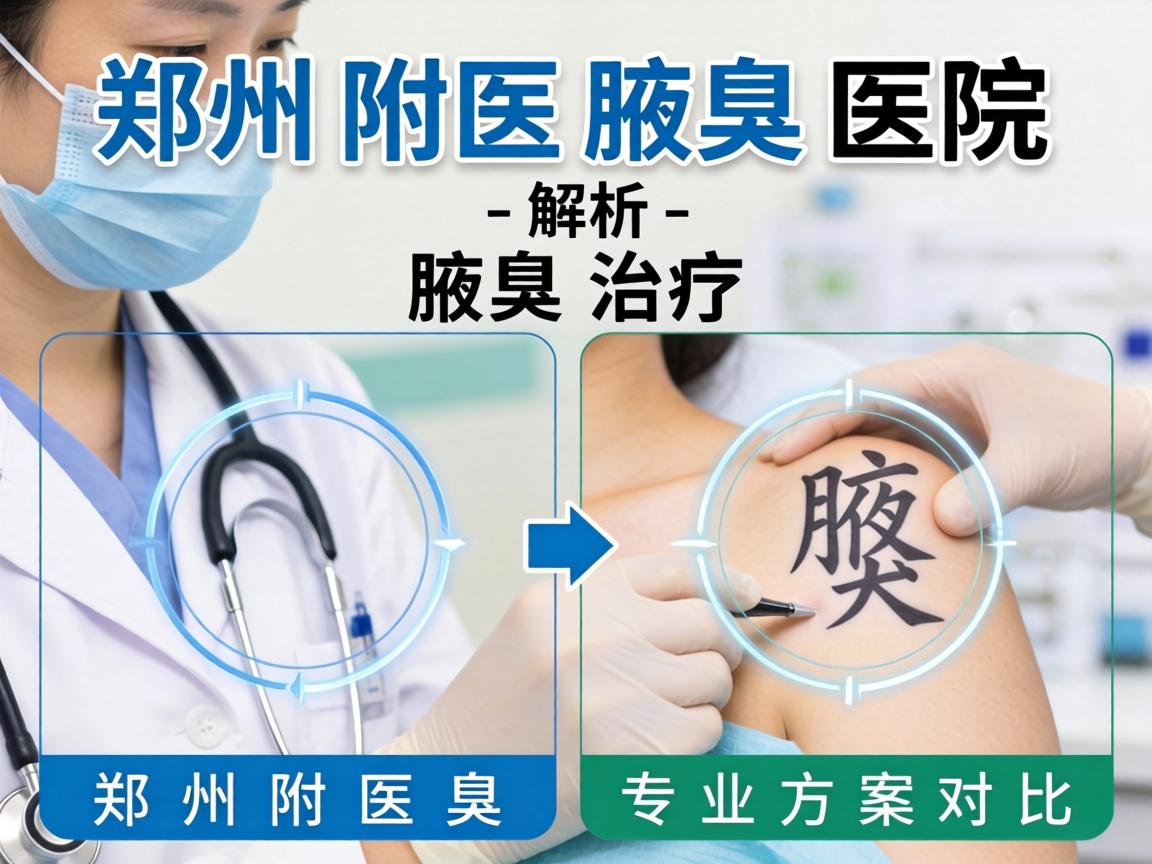 郑州附医腋臭医院解析腋臭治疗，郑州附医专业方案对比