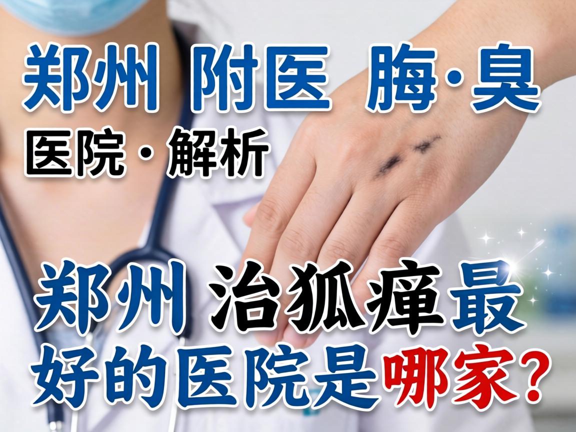 郑州附医腋臭医院解析，郑州治狐臭最好的医院是哪家？