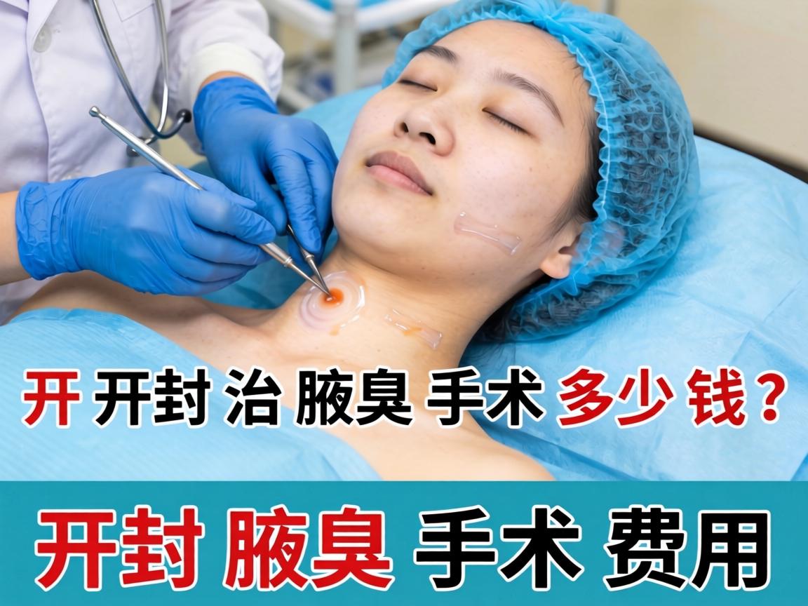 开封治腋臭手术多少钱？详解开封腋臭手术费用