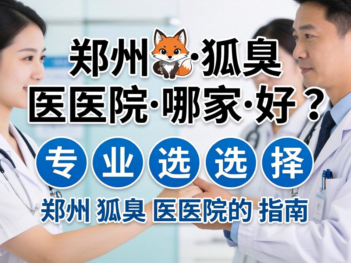 郑州狐臭医院哪家好？专业选择郑州狐臭医院的指南