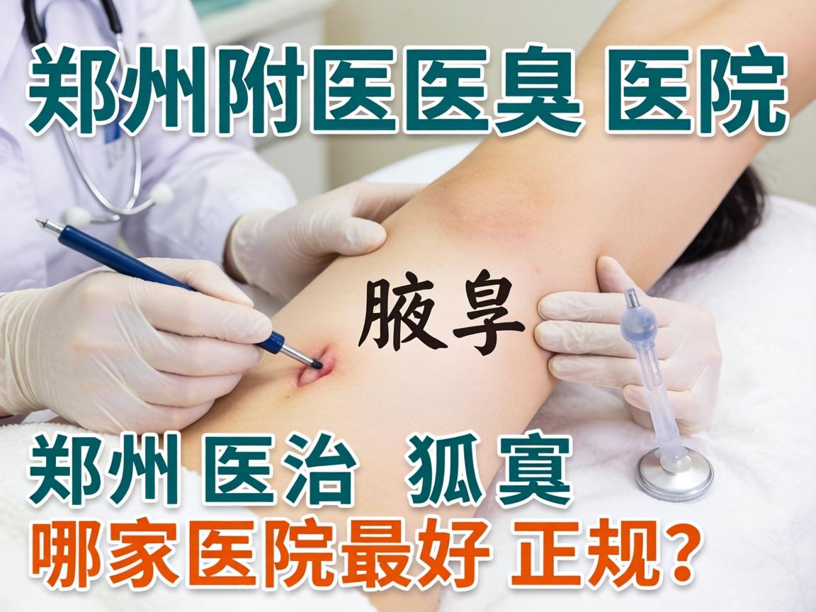 郑州附医腋臭医院解析，郑州医治狐臭哪家医院最好正规？