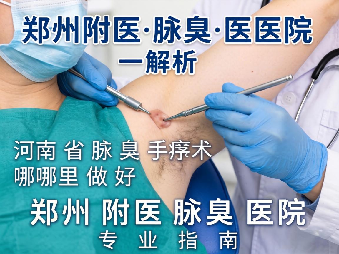 郑州附医腋臭医院解析，河南省腋臭手术哪里做好，郑州附医腋臭医院专业指南