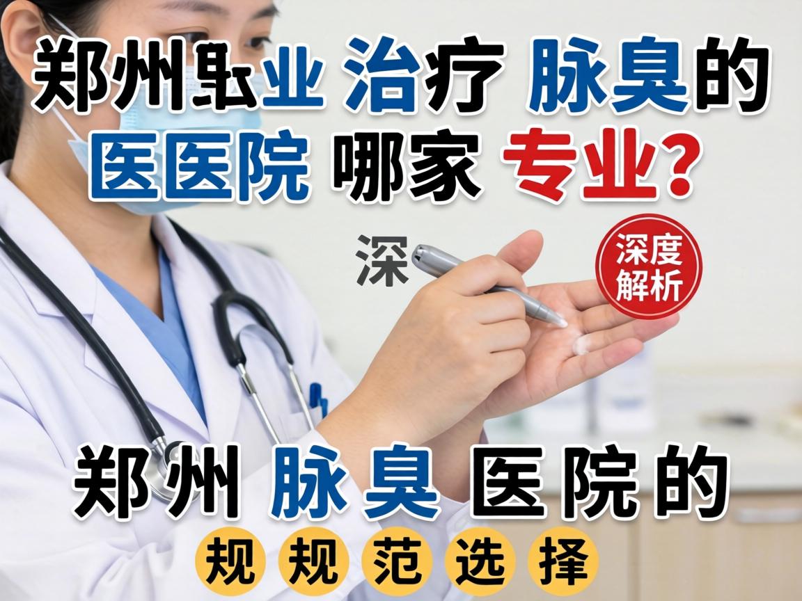 郑州治疗腋臭的医院哪家专业？深度解析郑州腋臭医院的规范选择