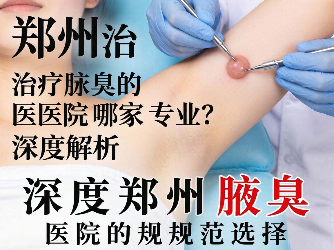 郑州治疗腋臭的医院哪家专业？深度解析郑州腋臭医院的规范选择
