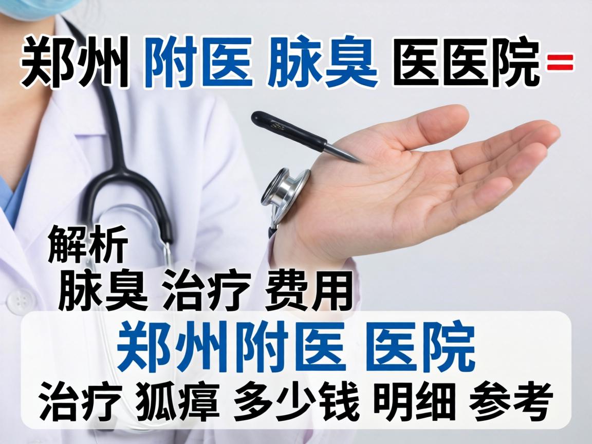 郑州附医腋臭医院解析腋臭治疗费用，郑州附医医院治疗狐臭多少钱明细参考