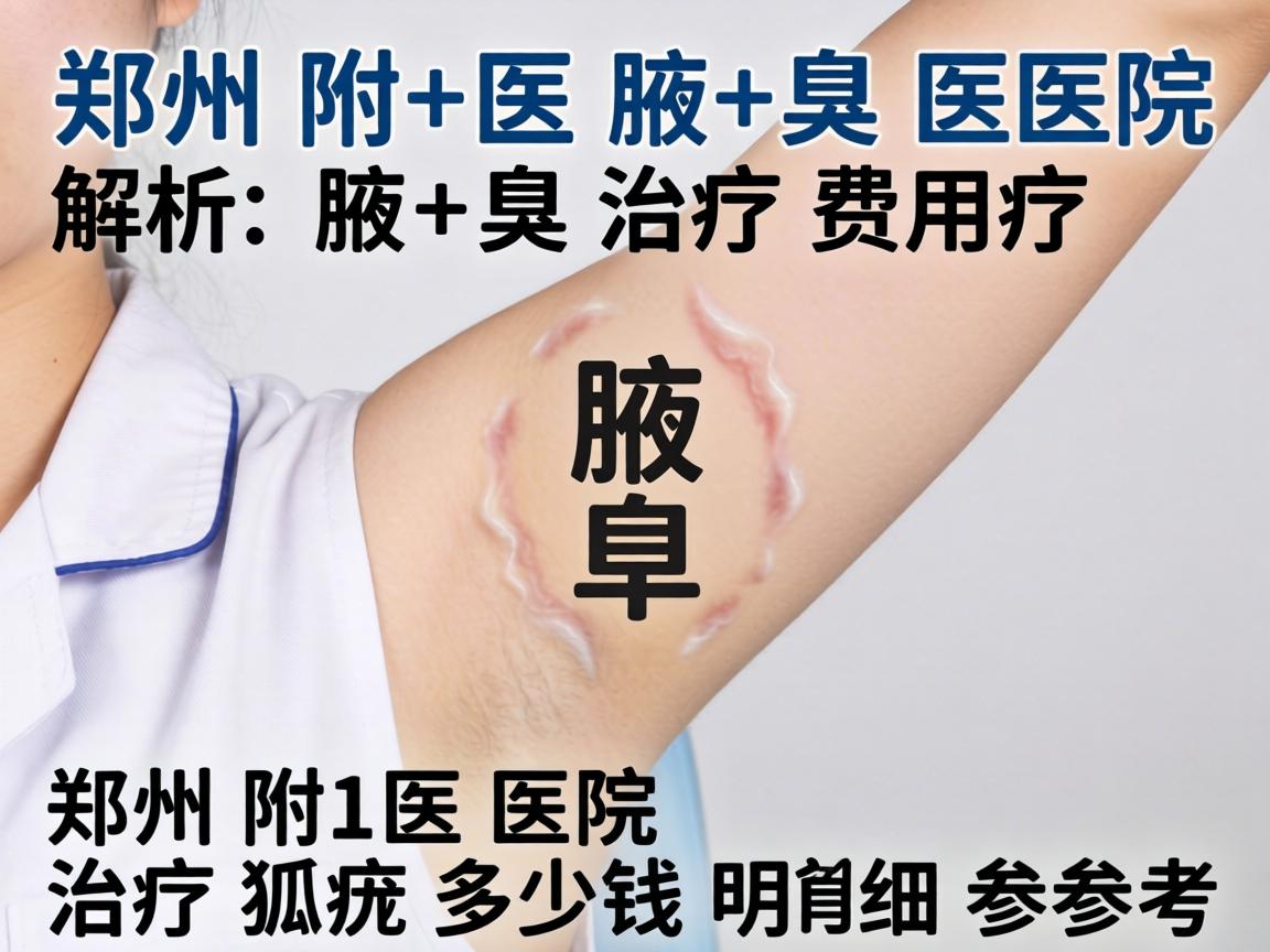 郑州附医腋臭医院解析腋臭治疗费用，郑州附医医院治疗狐臭多少钱明细参考