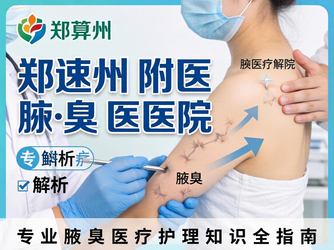 郑州附医腋臭医院解析,专业腋臭医疗护理知识全指南 郑州附医腋臭医院解析,专业腋臭医疗护理知识全指南