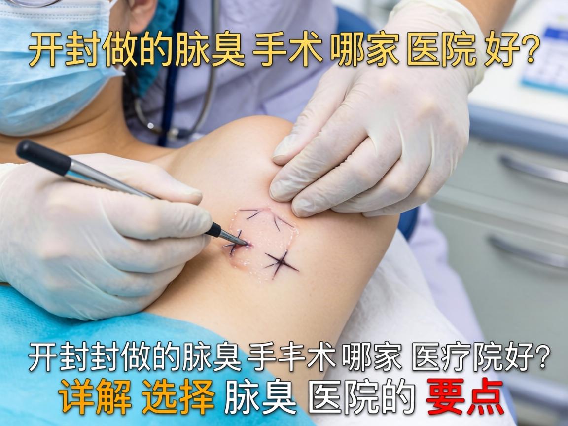 开封做腋臭手术哪家医院好？详解选择腋臭医院的要点