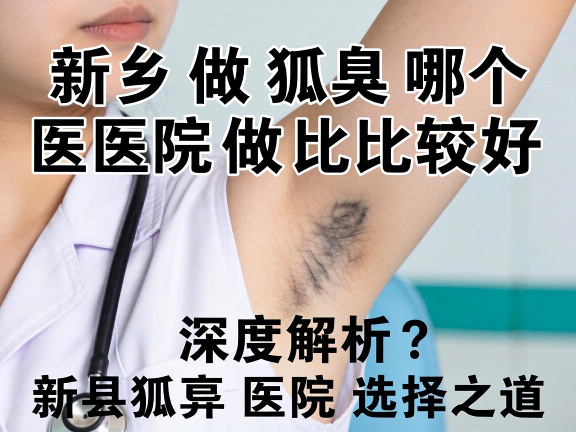 新乡做狐臭哪个医院做比较好？深度解析新乡狐臭医院选择之道