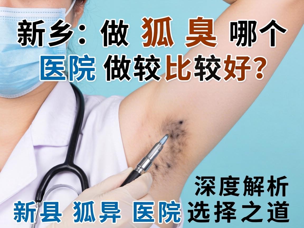 新乡做狐臭哪个医院做比较好？深度解析新乡狐臭医院选择之道