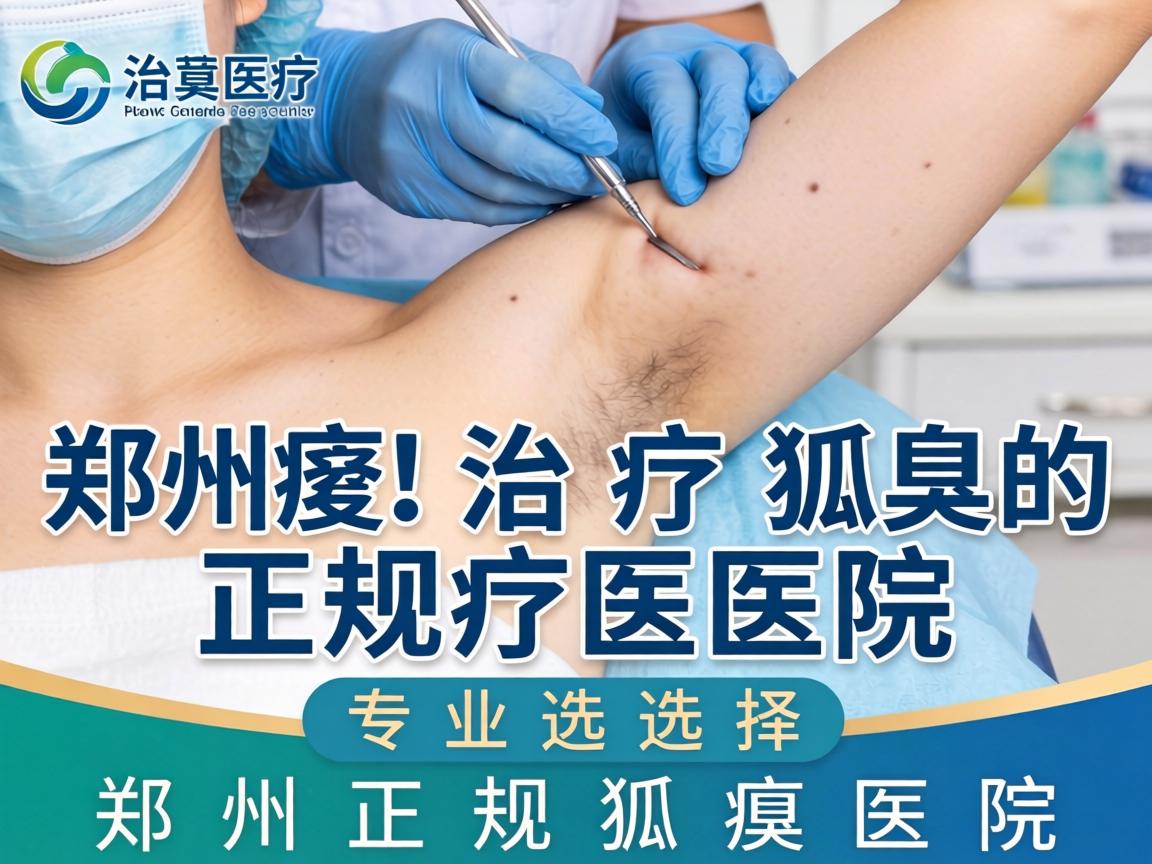 郑州治疗狐臭的正规医院，专业选择郑州正规狐臭医院