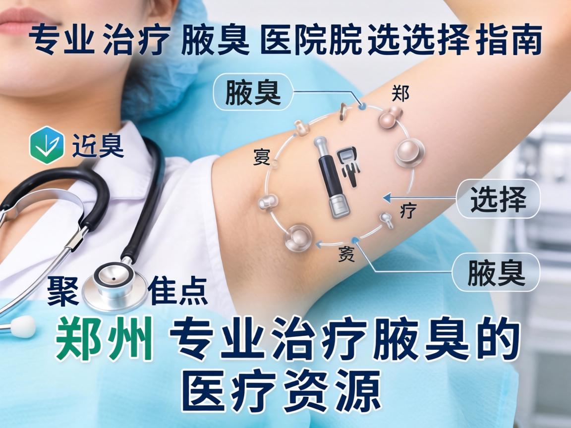 专业治疗腋臭医院选择指南，聚焦郑州专业治疗腋臭的医疗资源