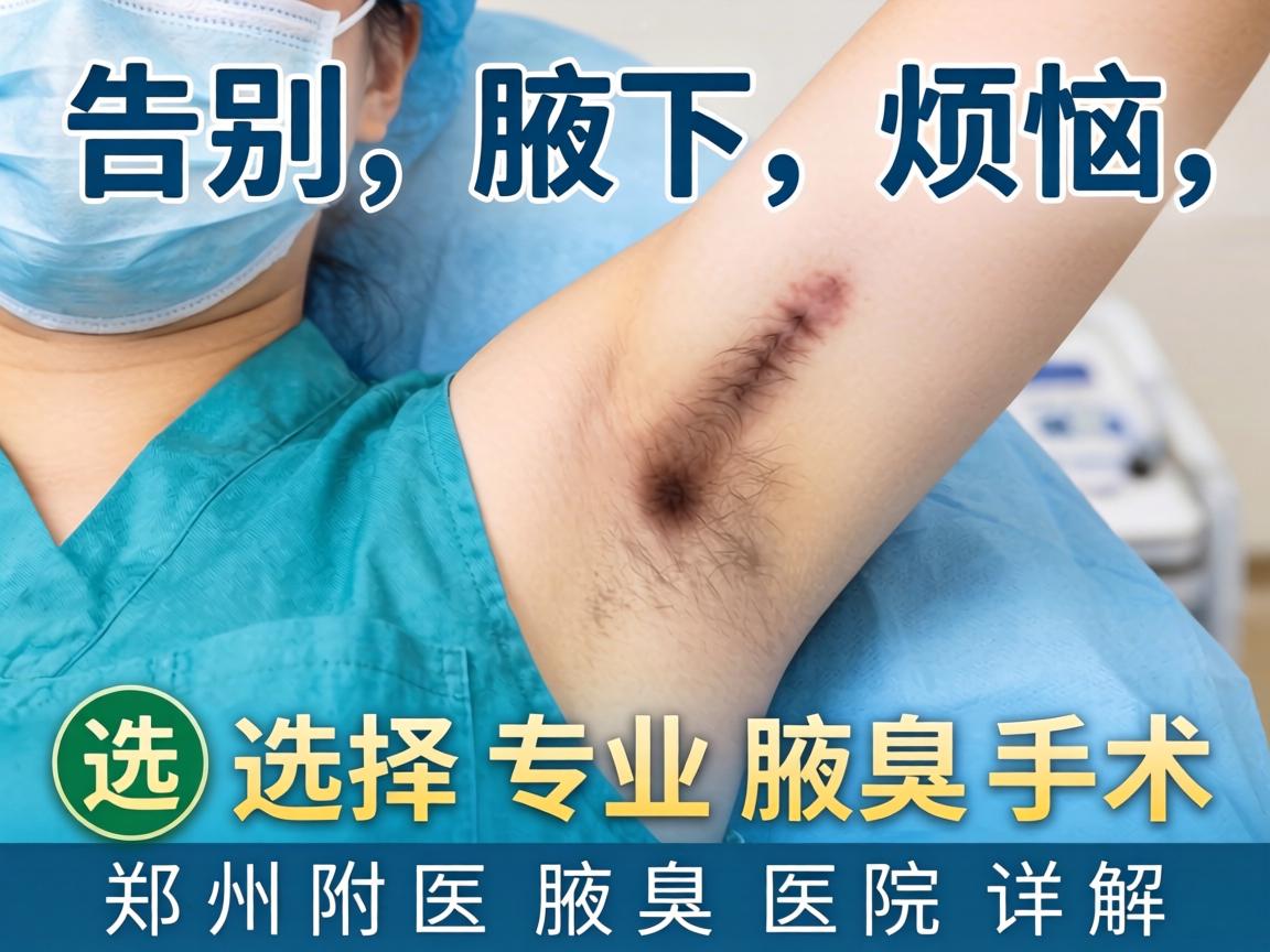 告别腋下烦恼，选择专业腋臭手术，郑州附医腋臭医院详解