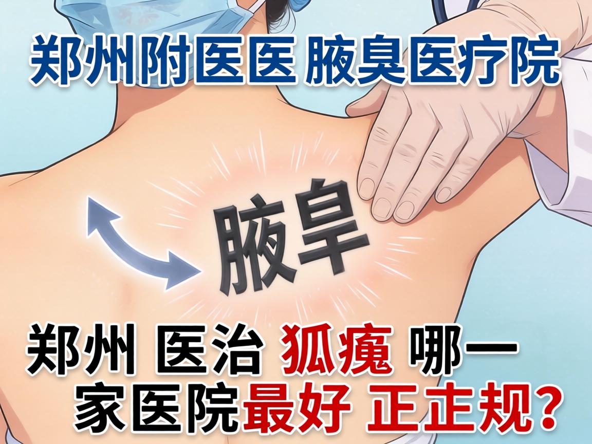 郑州附医腋臭医院解析，郑州医治狐臭哪一家医院最好正规？