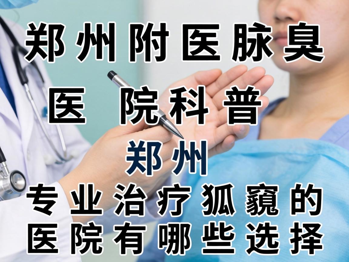 郑州附医腋臭医院科普，郑州专业治疗狐臭的医院有哪些选择