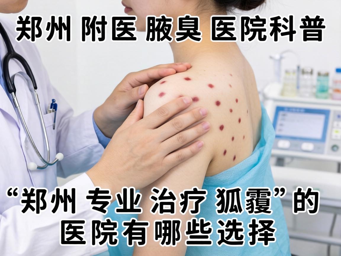郑州附医腋臭医院科普，郑州专业治疗狐臭的医院有哪些选择
