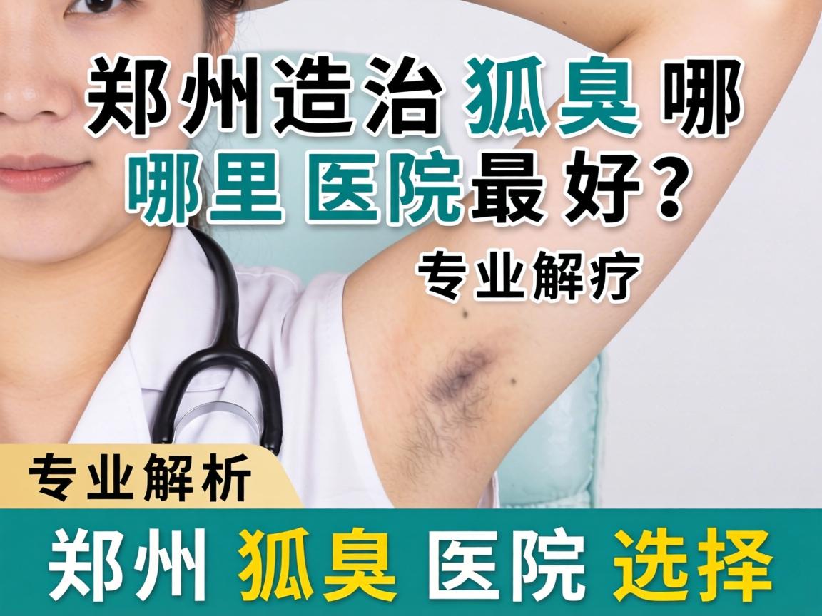 郑州治狐臭哪里医院最好？专业解析郑州狐臭医院选择