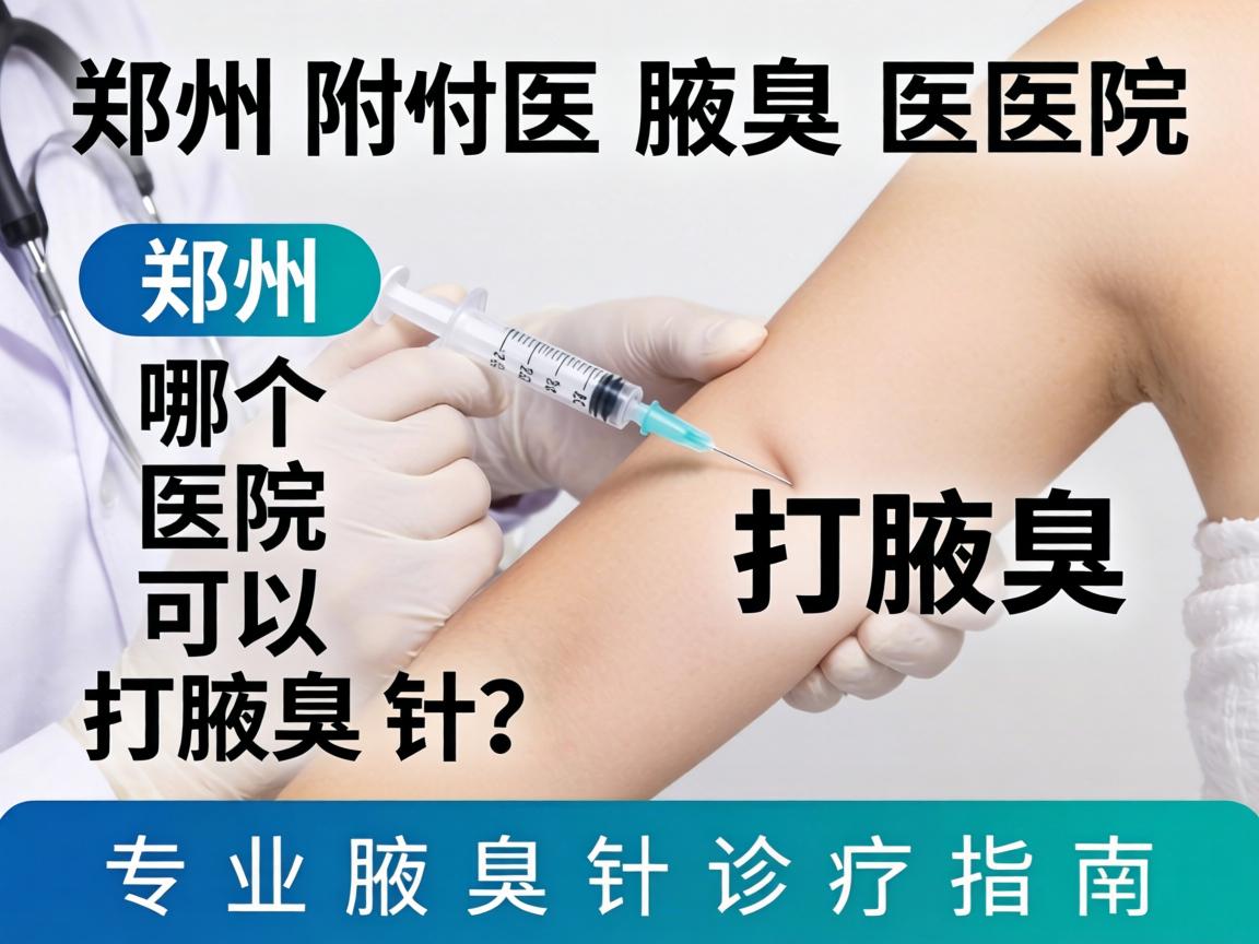 郑州附医腋臭医院解析,郑州哪个医院可以打腋臭针?专业腋臭针诊疗指南 郑州附医腋臭医院解析,郑州哪个医院可以打腋臭针?专业腋臭针诊疗指南