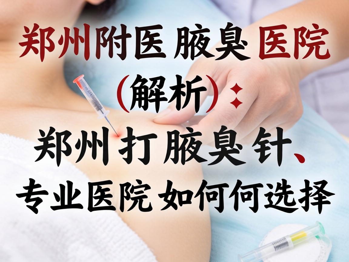 郑州附医腋臭医院解析,郑州打腋臭针,专业医院如何选择 郑州附医腋臭医院解析,郑州打腋臭针,专业医院如何选择