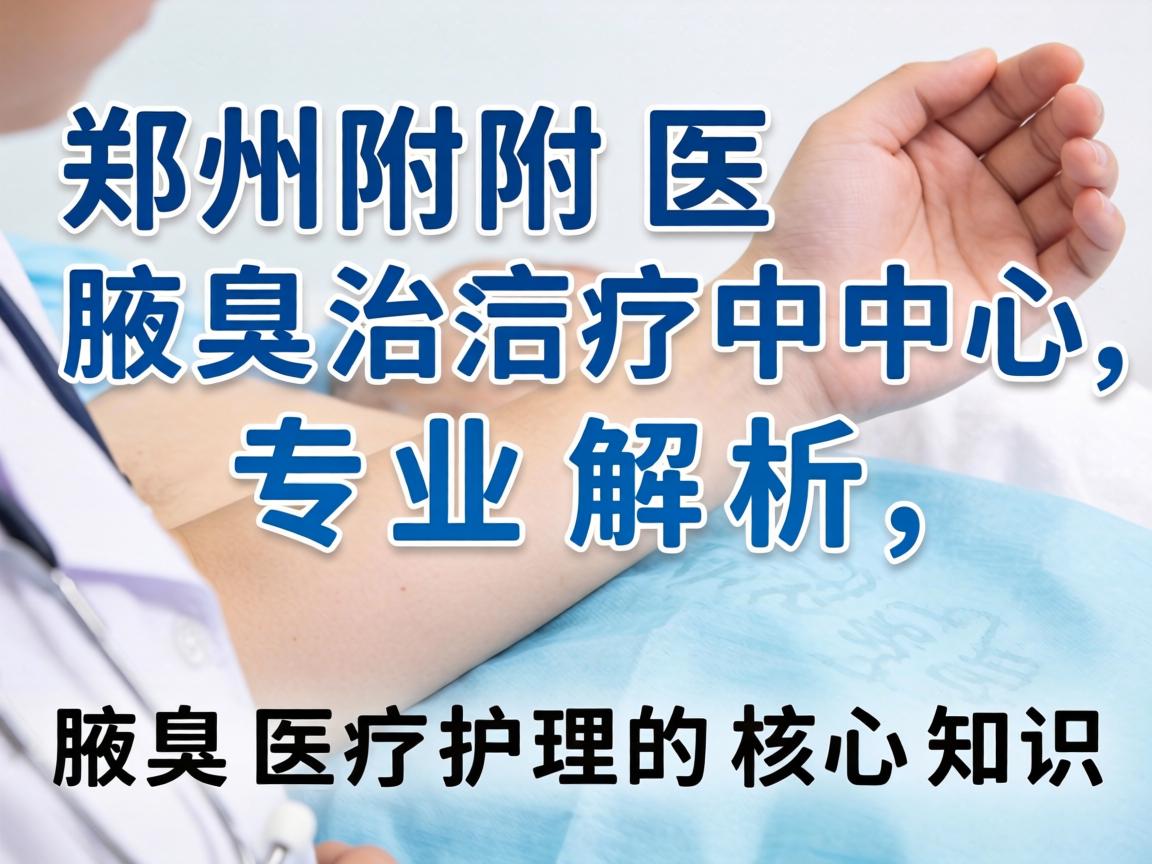 郑州附医腋臭治疗中心专业解析,腋臭医疗护理的核心知识 郑州附医腋臭治疗中心专业解析,腋臭医疗护理的核心知识