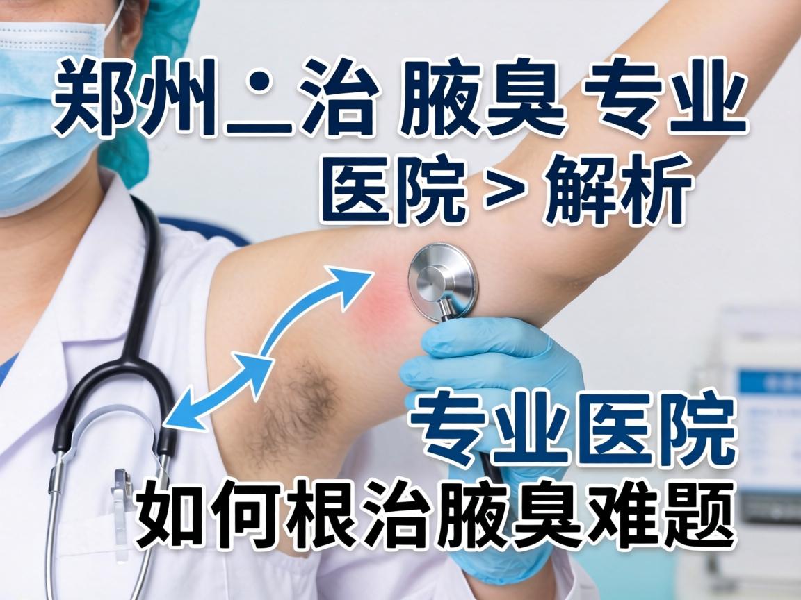 郑州治腋臭专业医院解析,专业医院如何根治腋臭难题 郑州治腋臭专业医院解析,专业医院如何根治腋臭难题
