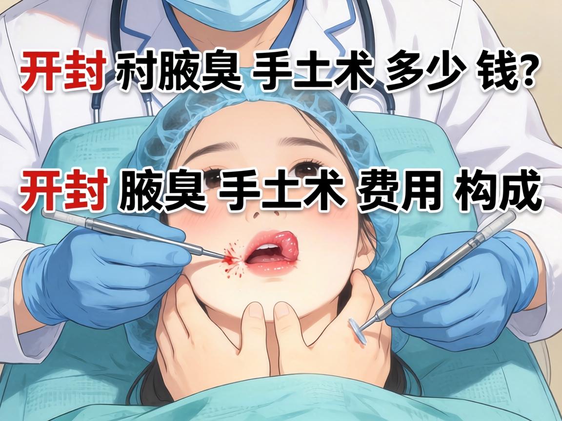开封腋臭手术多少钱？详解开封腋臭手术费用构成