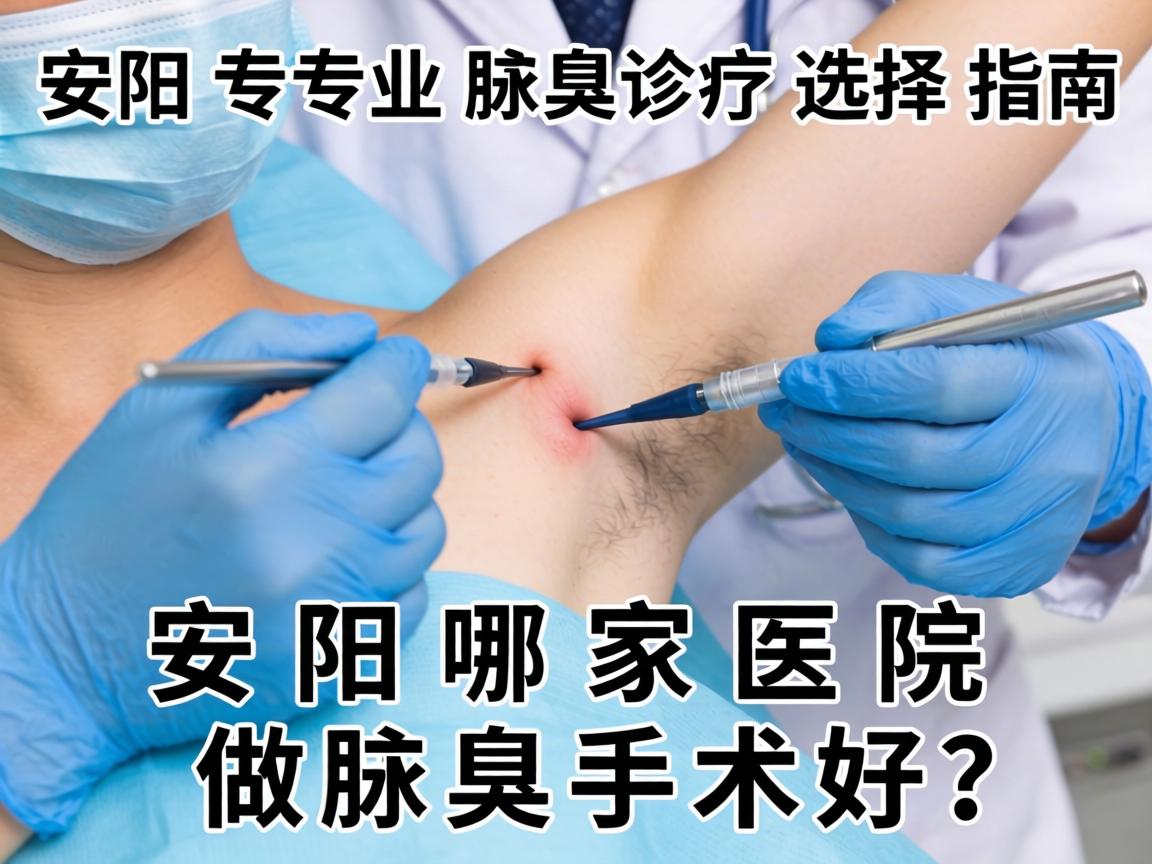 安阳专业腋臭诊疗选择指南，安阳哪家医院做腋臭手术好？