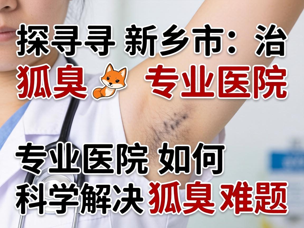 探寻新乡市治狐臭专业医院，专业医院如何科学解决狐臭难题