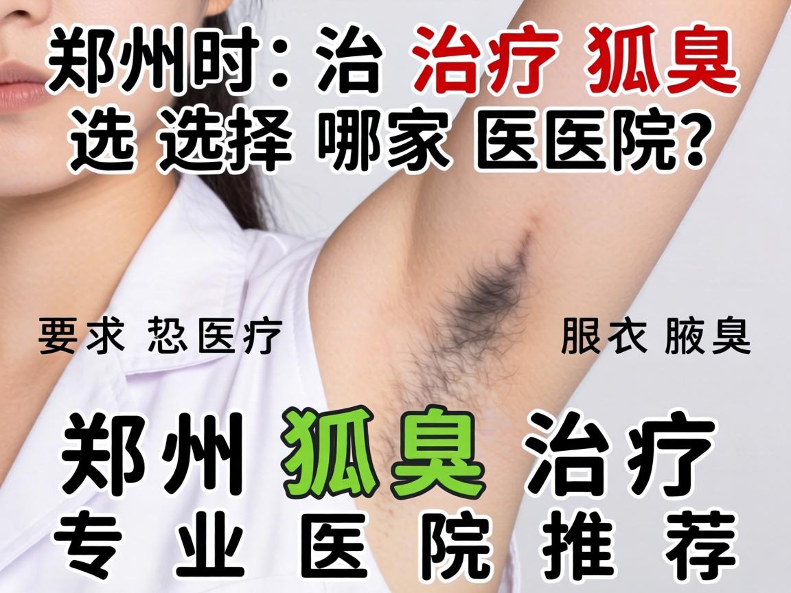 郑州治疗狐臭选择哪家医院？郑州狐臭治疗专业医院推荐