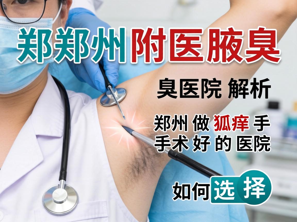 郑州附医腋臭医院解析，郑州做狐臭手术好的医院如何选择