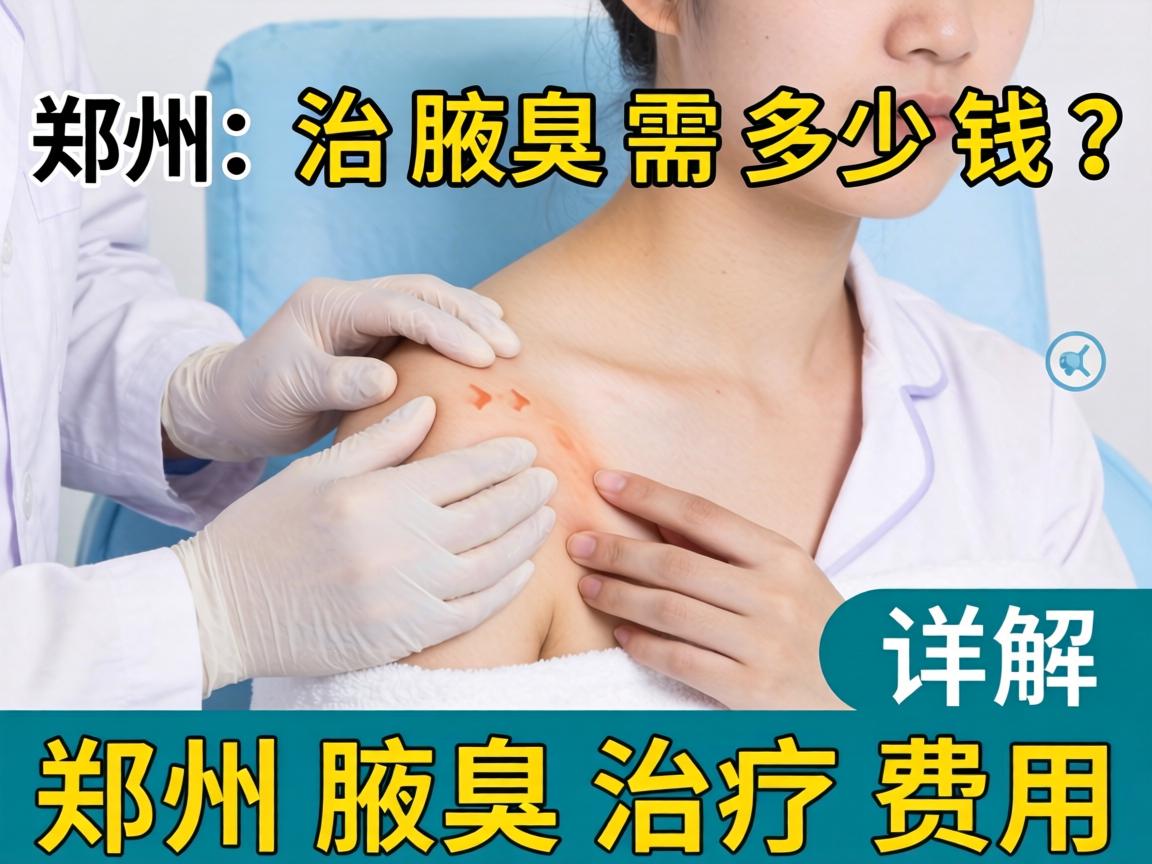 郑州治腋臭需多少钱？详解郑州腋臭治疗费用