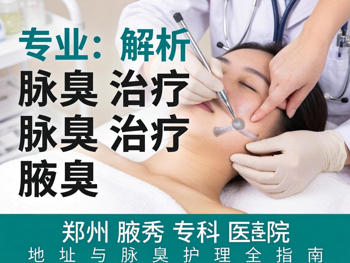 专业解析腋臭治疗，郑州腋秀专科医院地址与腋臭护理全指南