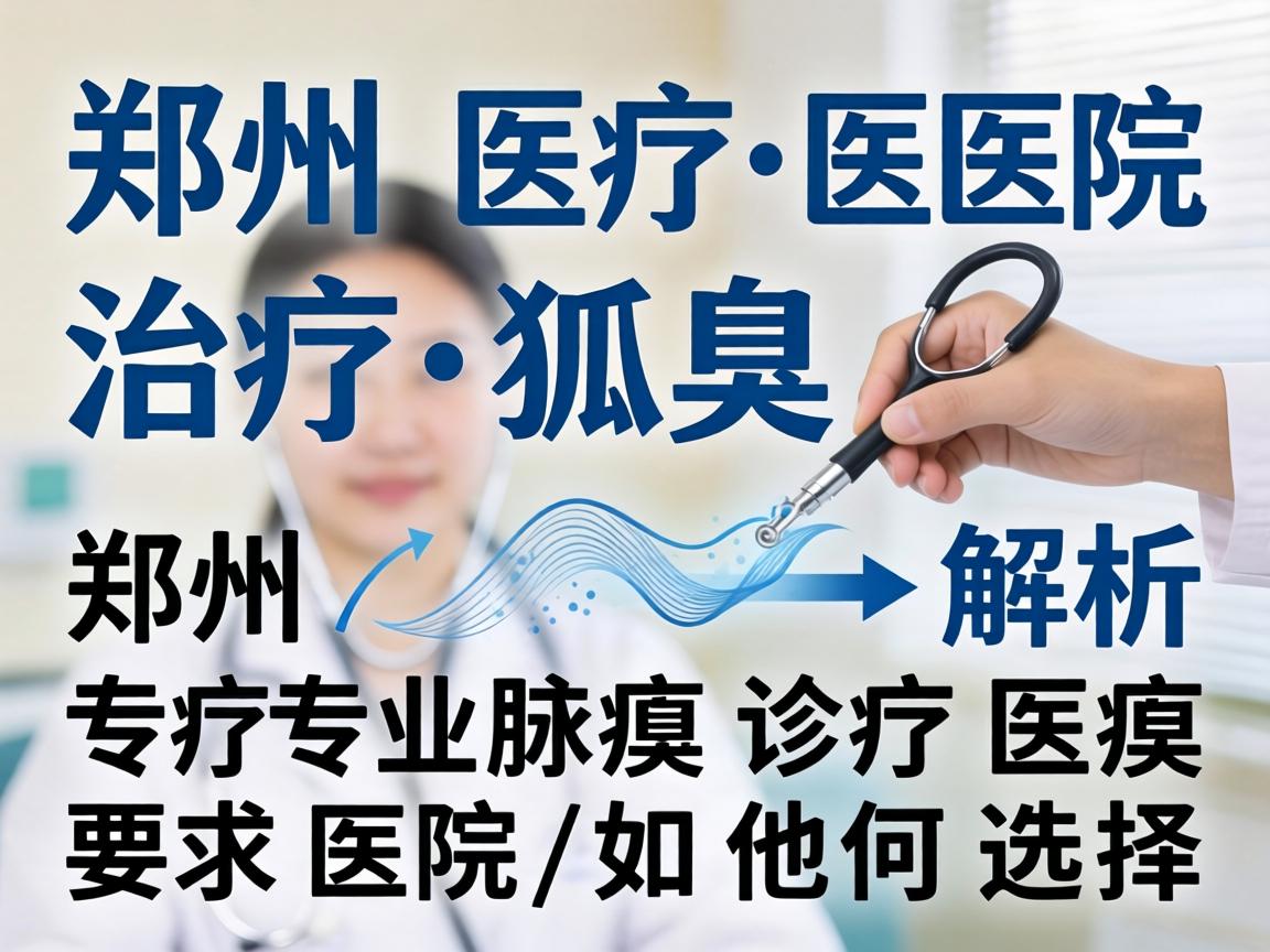 郑州治疗狐臭医院解析，郑州专业腋臭诊疗医院如何选择