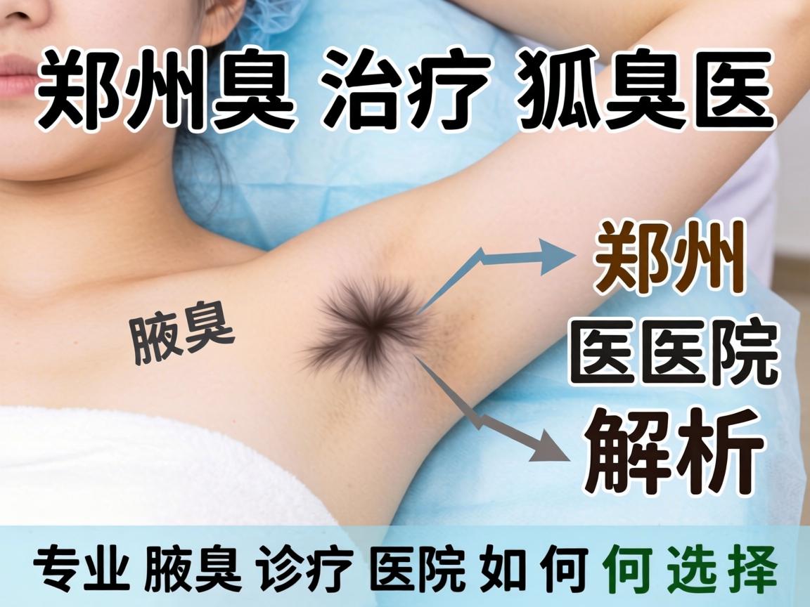 郑州治疗狐臭医院解析，郑州专业腋臭诊疗医院如何选择