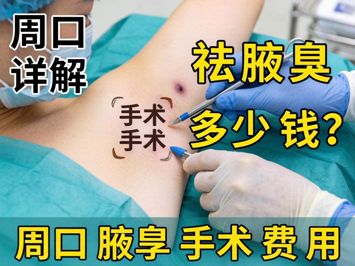 周口祛腋臭手术多少钱?详解周口腋臭手术费用 周口祛腋臭手术多少钱?详解周口腋臭手术费用