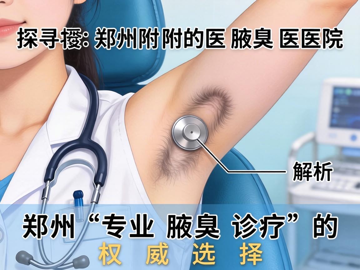 探寻郑州附医腋臭医院，解析郑州专业腋臭诊疗的权威选择
